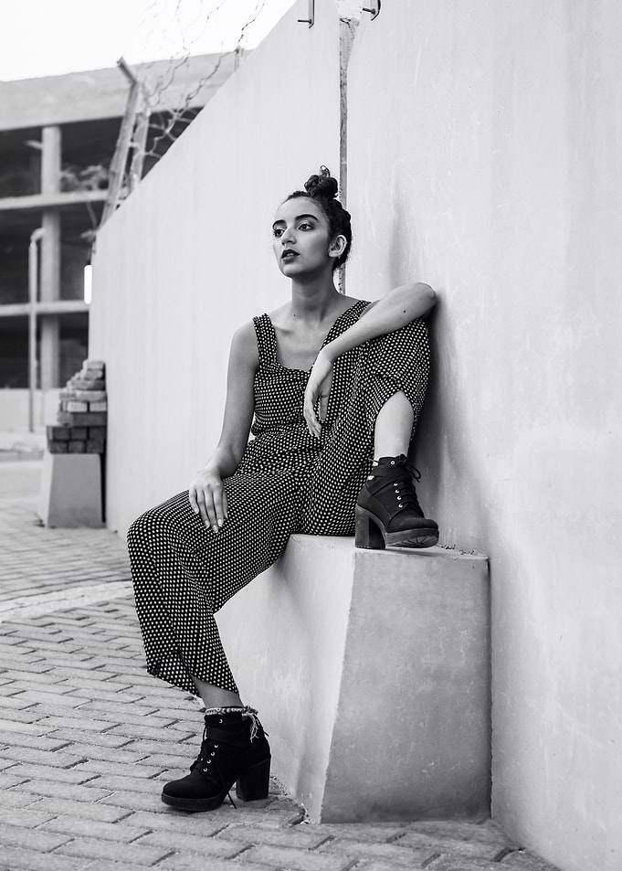 Black and white fashion
