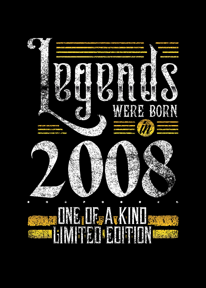 Legends were born in 2008