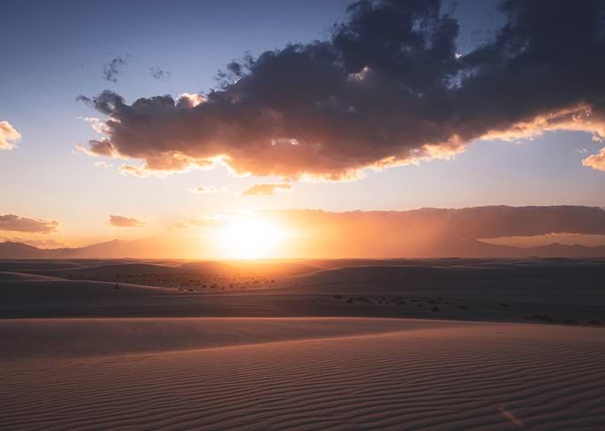 White Sands Sunset