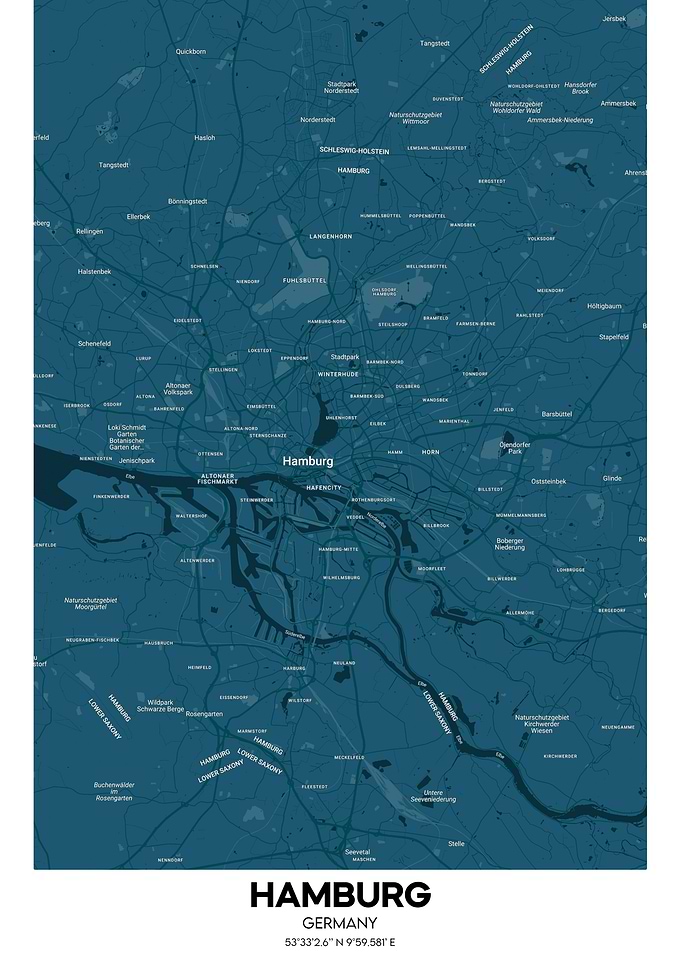 Poster Hamburg