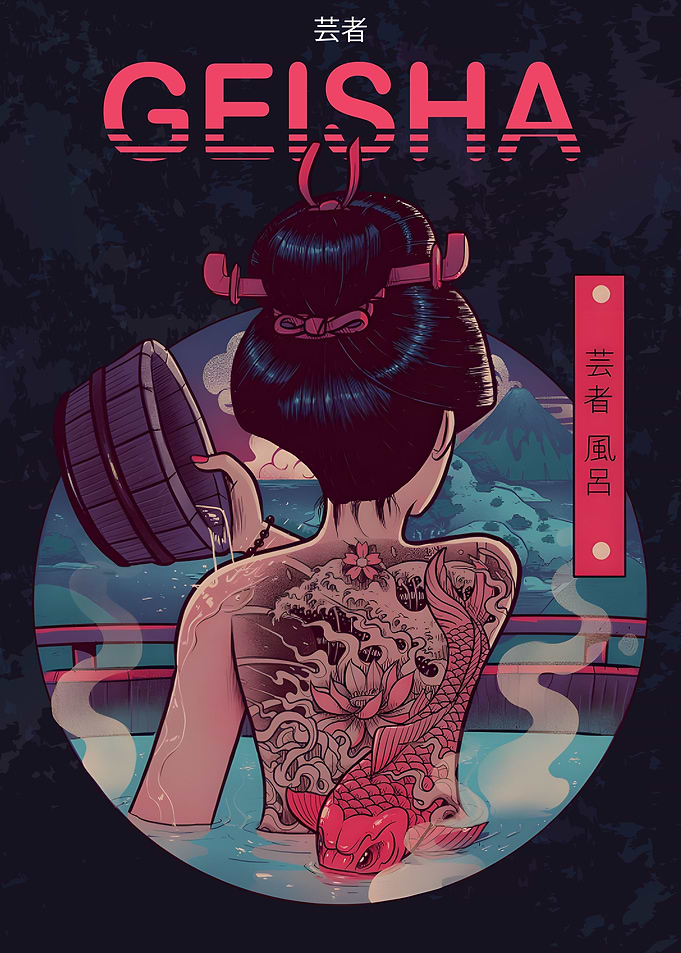 Japanese Girl Geisha