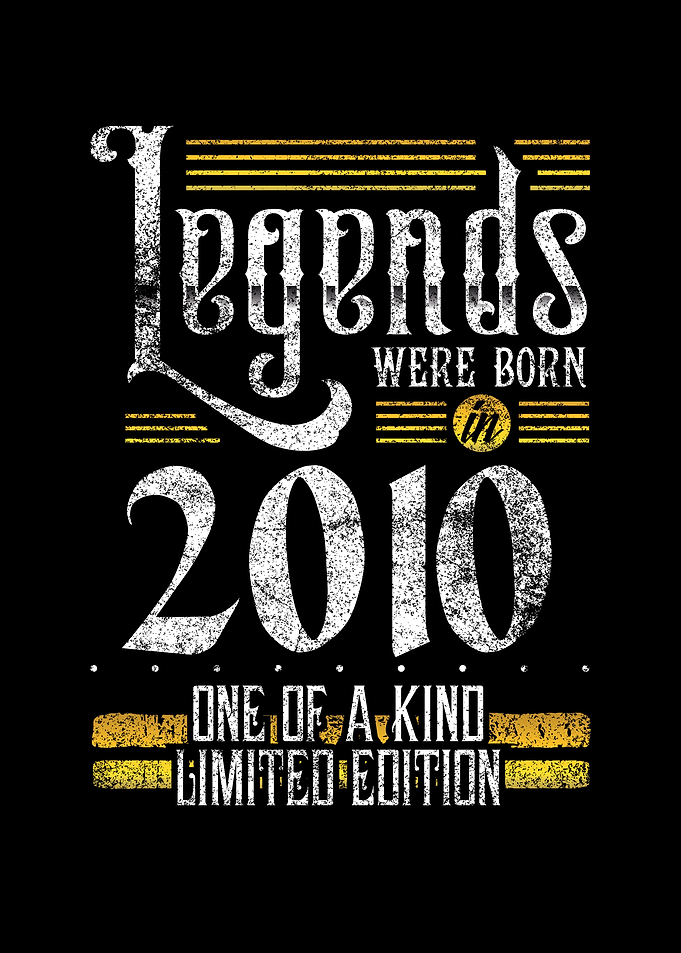 Legends were born in 2010