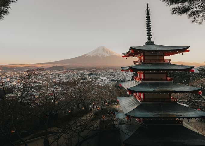 Chureito pagoda Tokyo