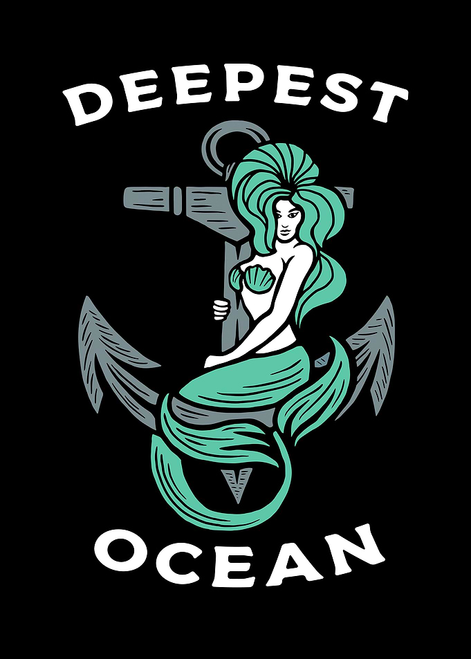 Mermaid In Deepest Ocean