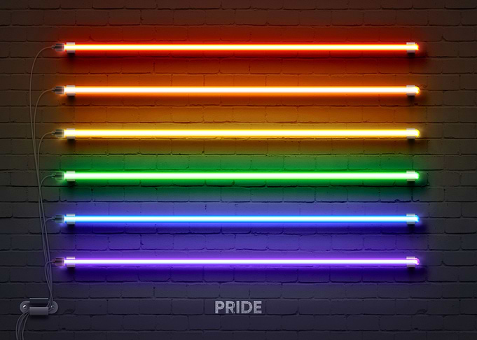 Pride neon sign