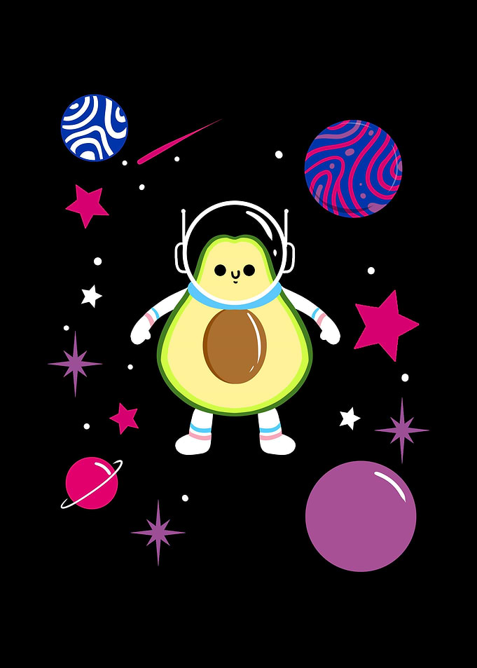 Bisexual Avocado Bi Pride
