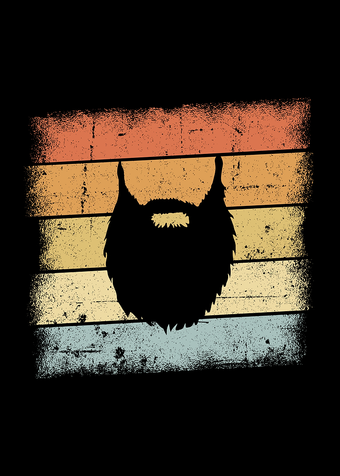 Beard Retro Design