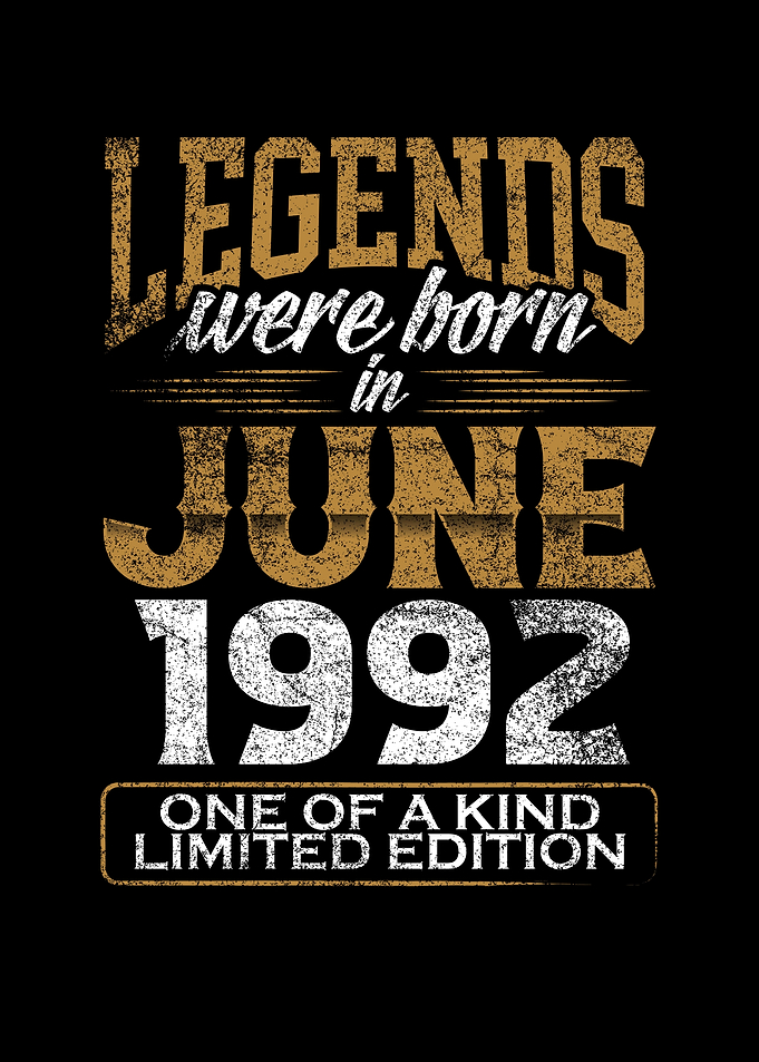 Legends born in 1992
