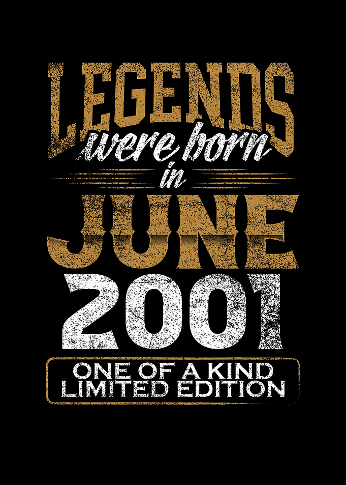 Legends born in 2001