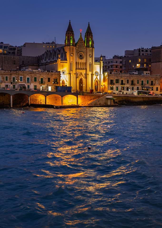 St Julian Town In Malta