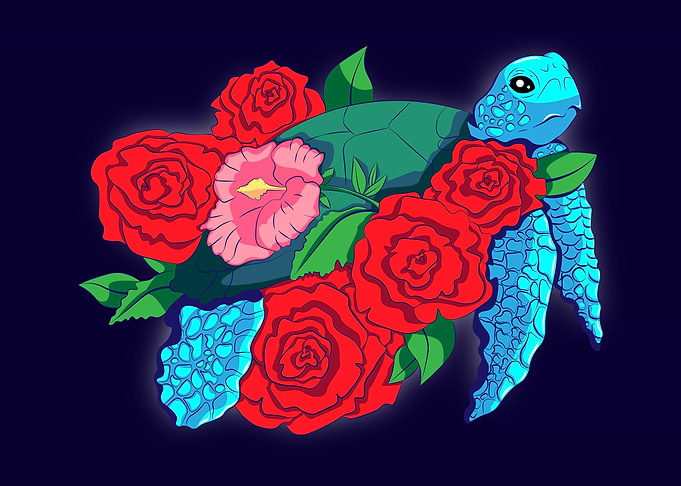 Blue turtle