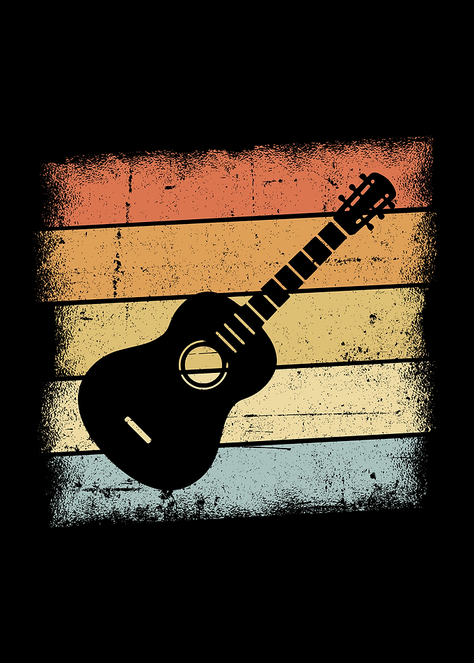 Guitar Retro Design