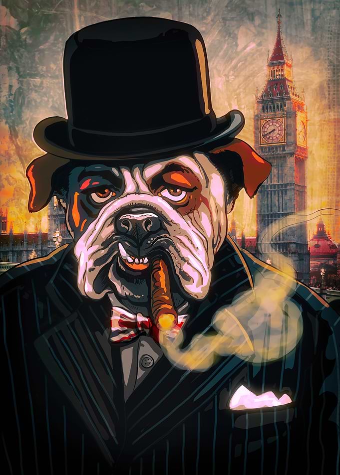 Winston Churchbull Bulldog