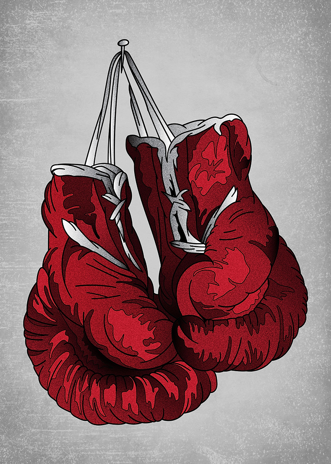 boxing gloves fighter