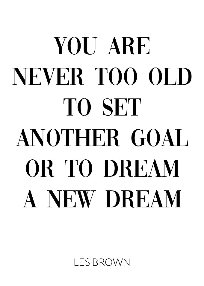 Les Brown Quote Goal Dream