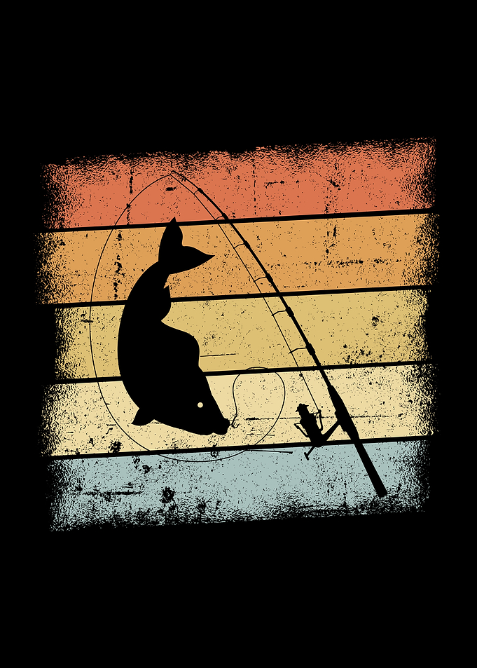 Fishing Retro Design