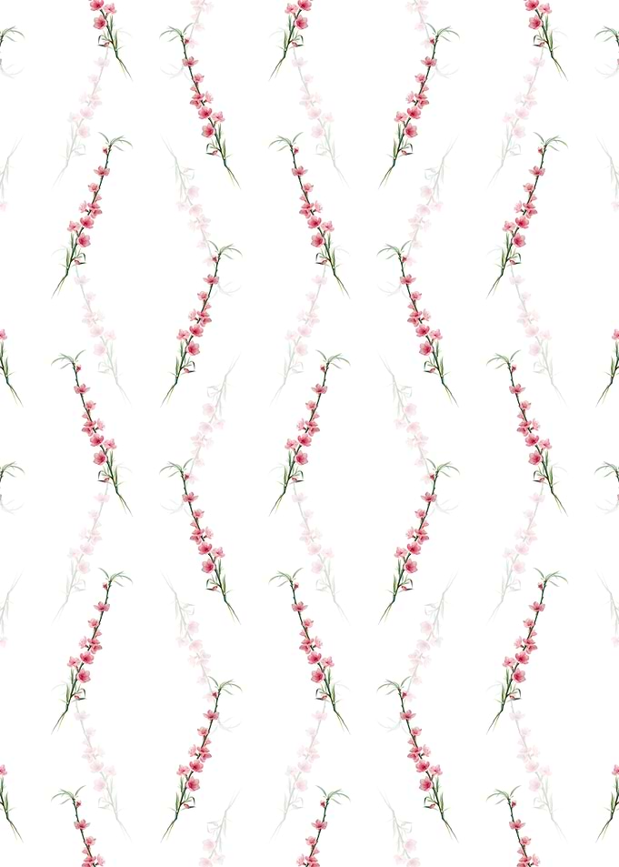 Peach Blossoms Pattern