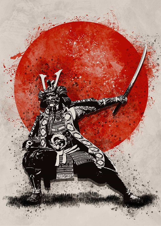 Samurai with Armor