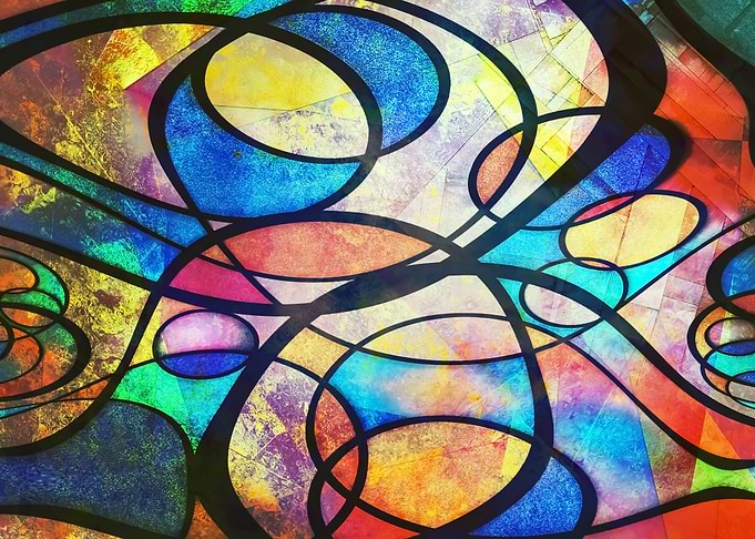 Swirl Abstract Art