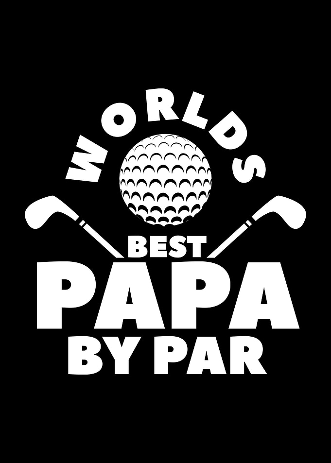 Golfing Papa Golf Player