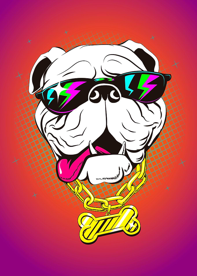 A Thug Life Dog