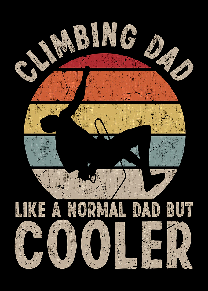 Climbing Dad Climber Papa
