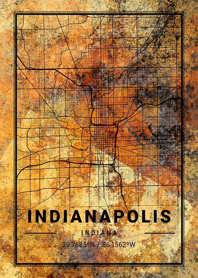 Indianapolis Indiana Map