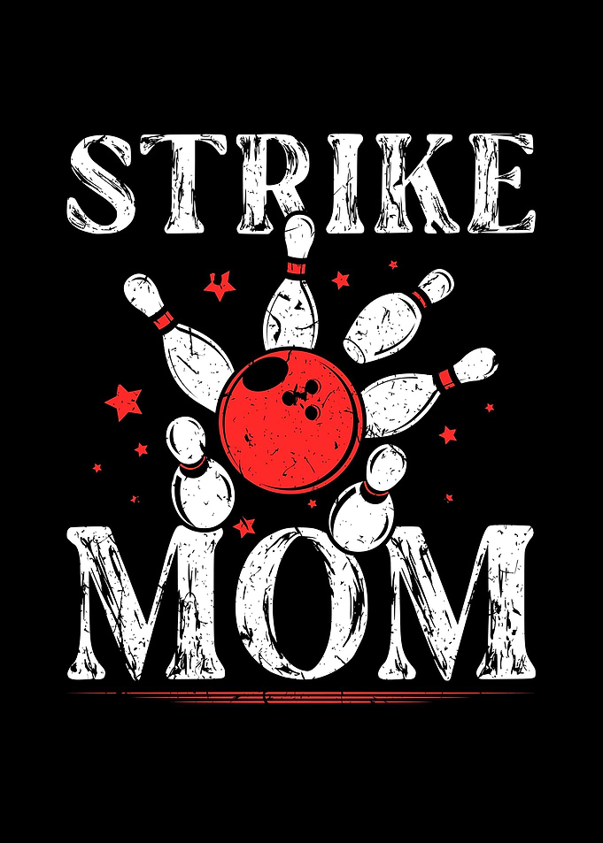Strike Mom Bowling Spare