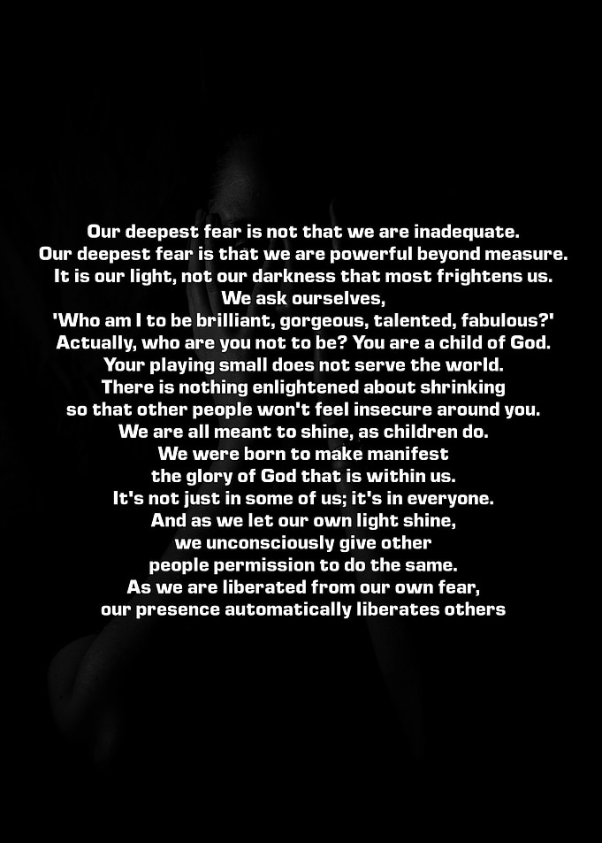 Our deepest fear