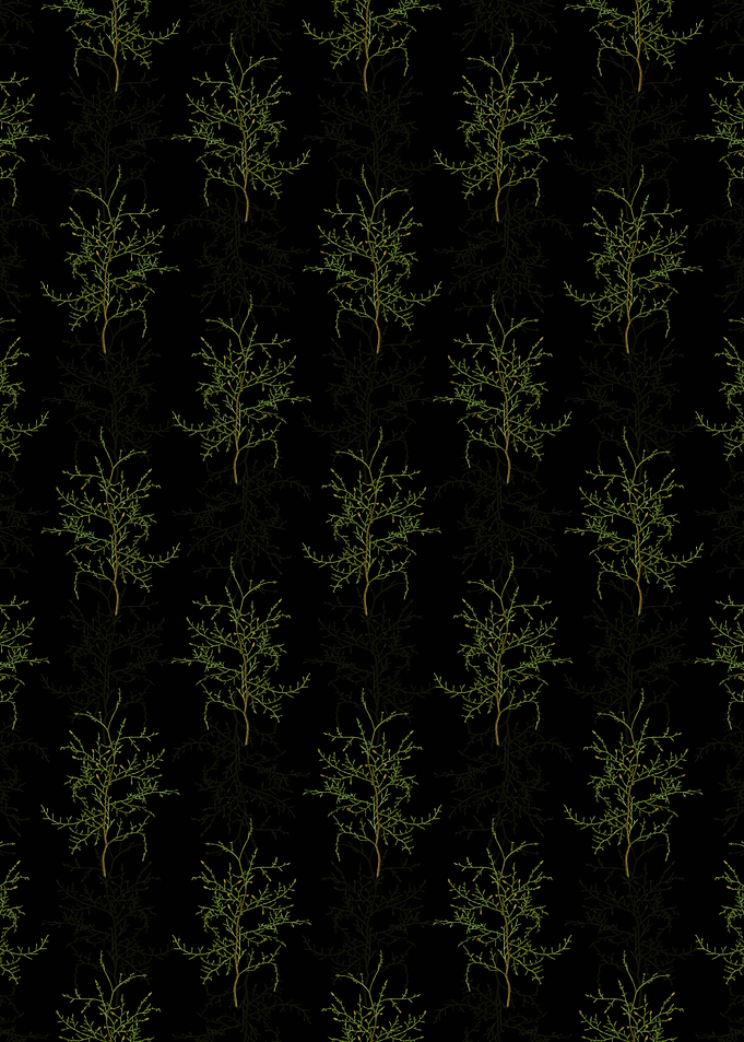 Floral Sictus Tree Pattern