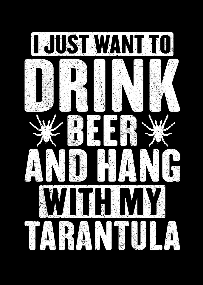 Beer Hang With Tarantula
