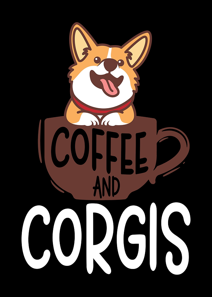 Corgi Coffee Humorous