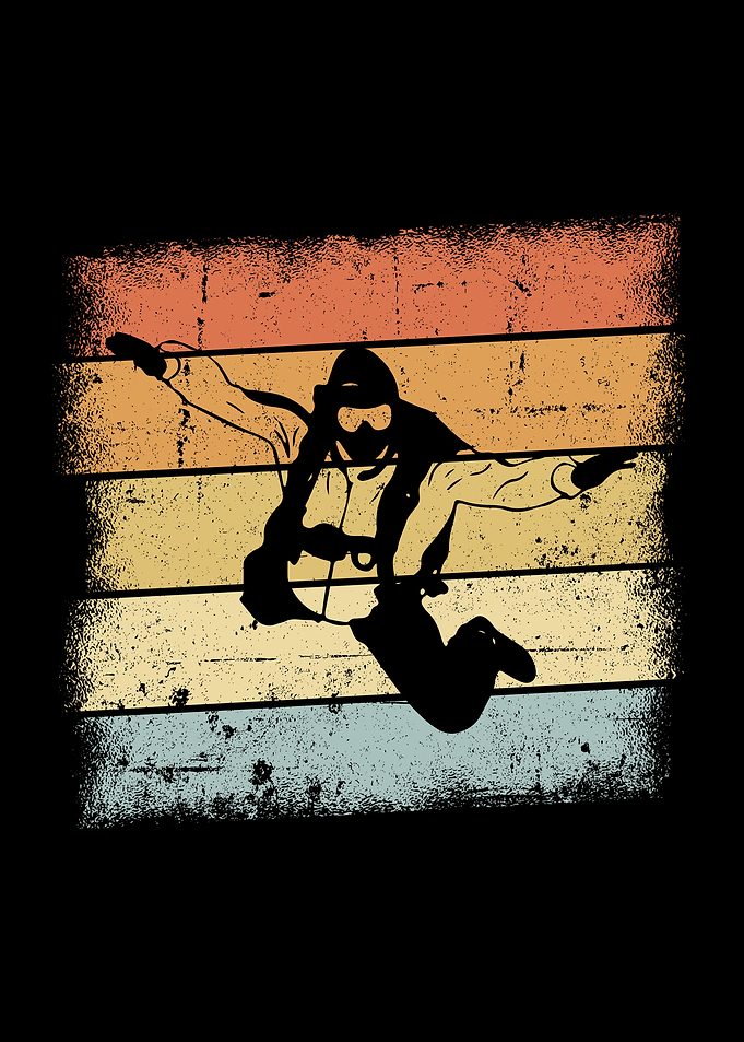 Skydiving Retro