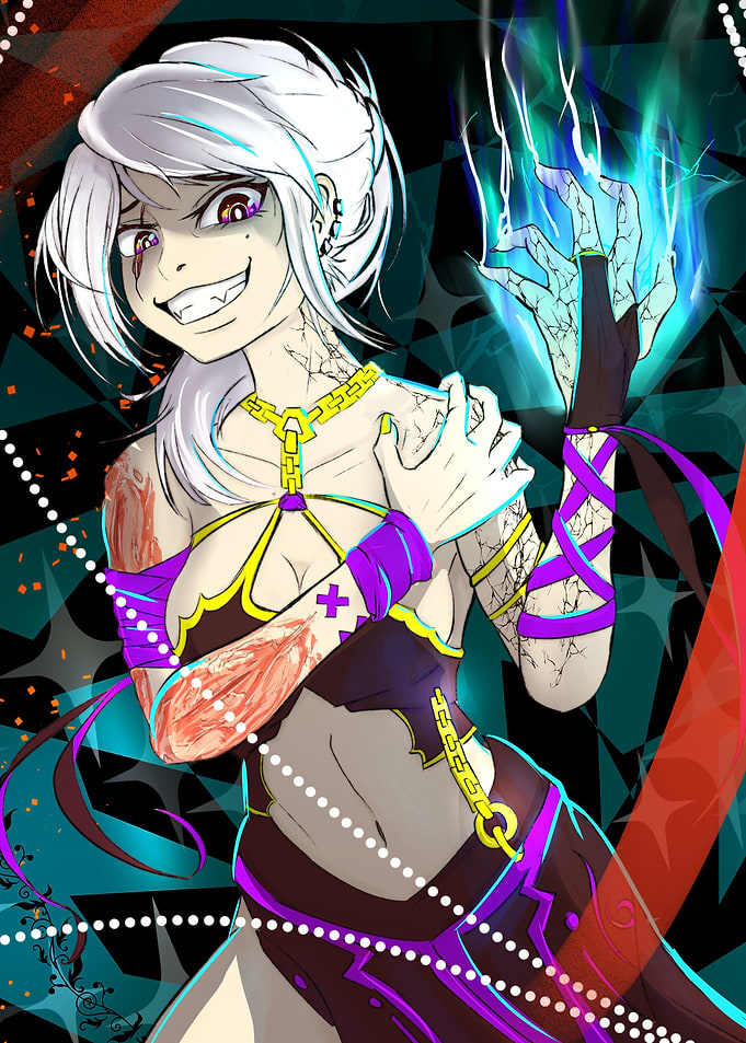 Crazy anime mage