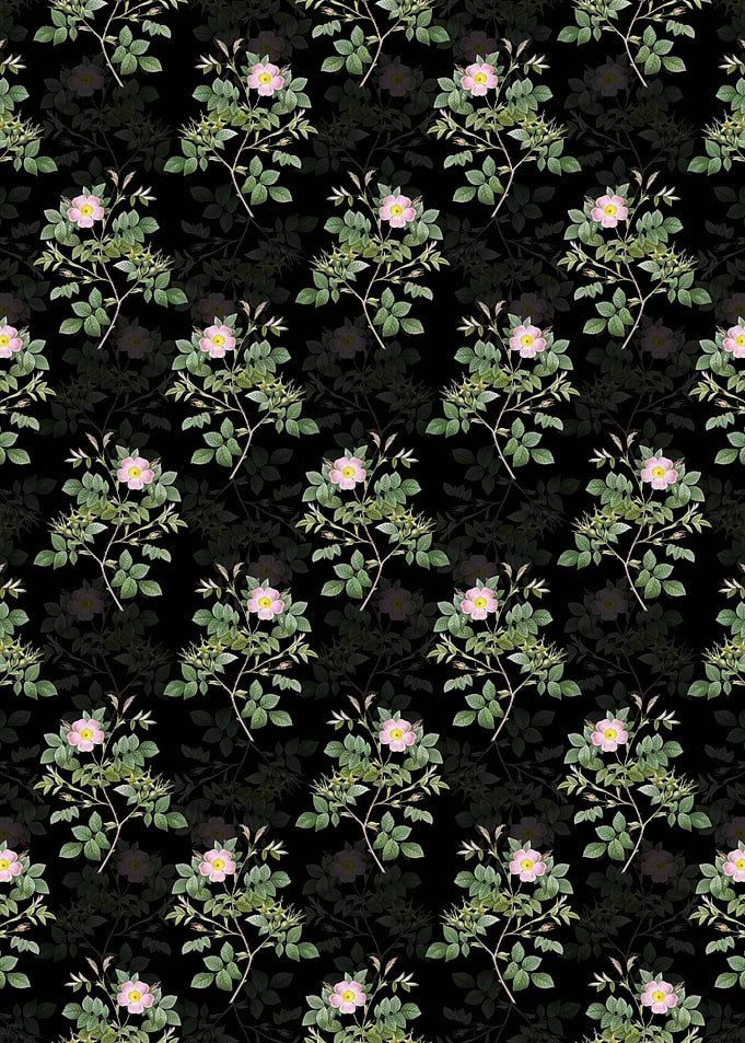 Black Malmedy Rose Pattern