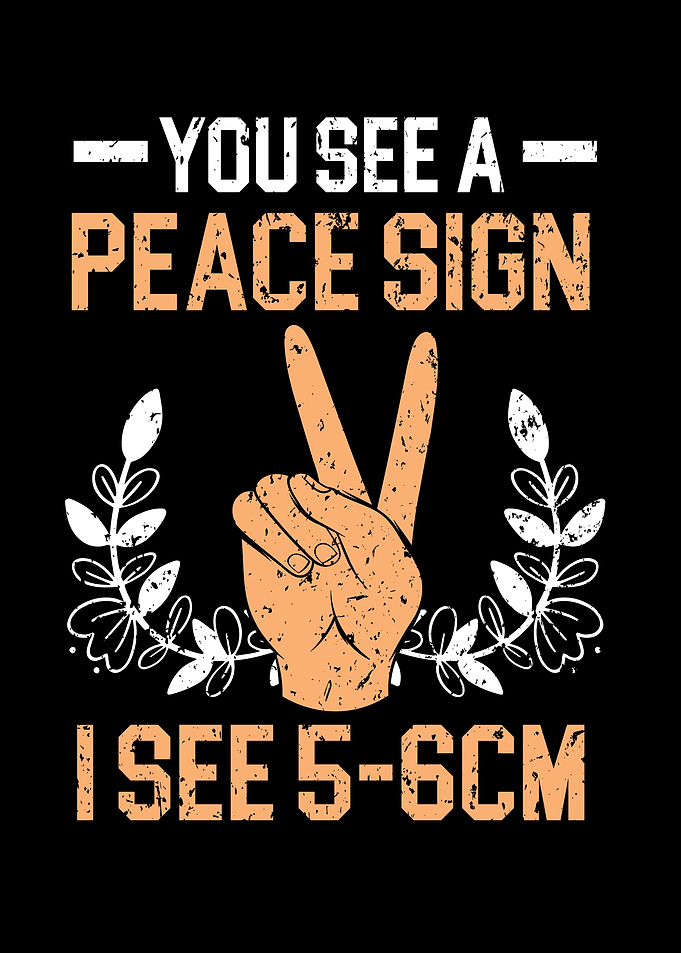 You See A Peace Sign