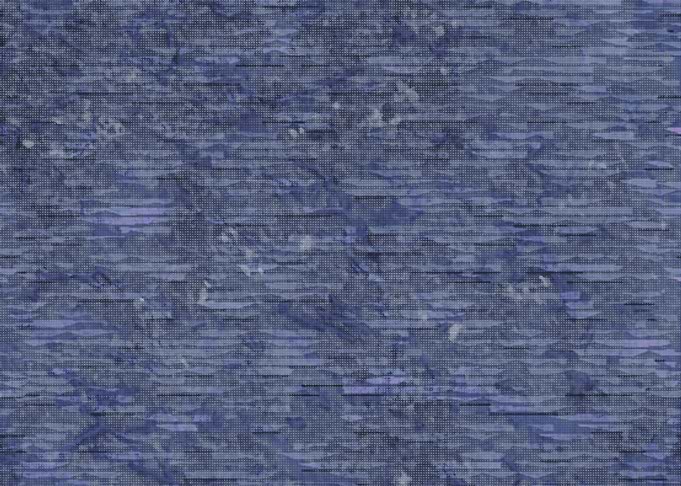 Abstract Floral Blue Tile