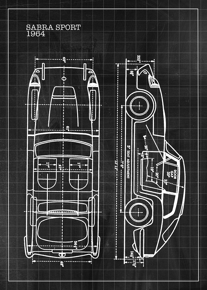 Blueprint Sabra Sport 1964