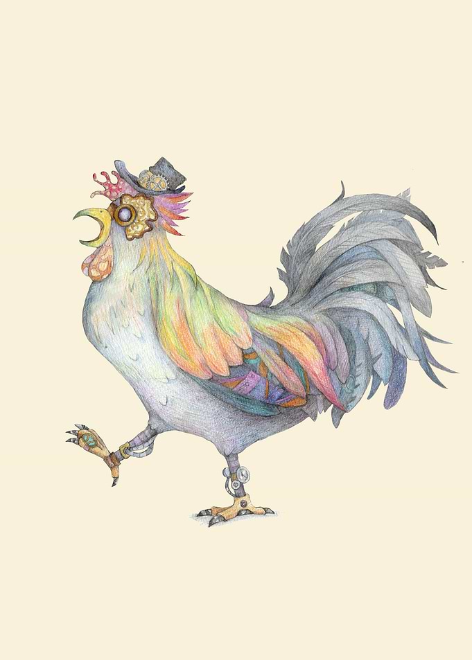 Steampunk Rooster