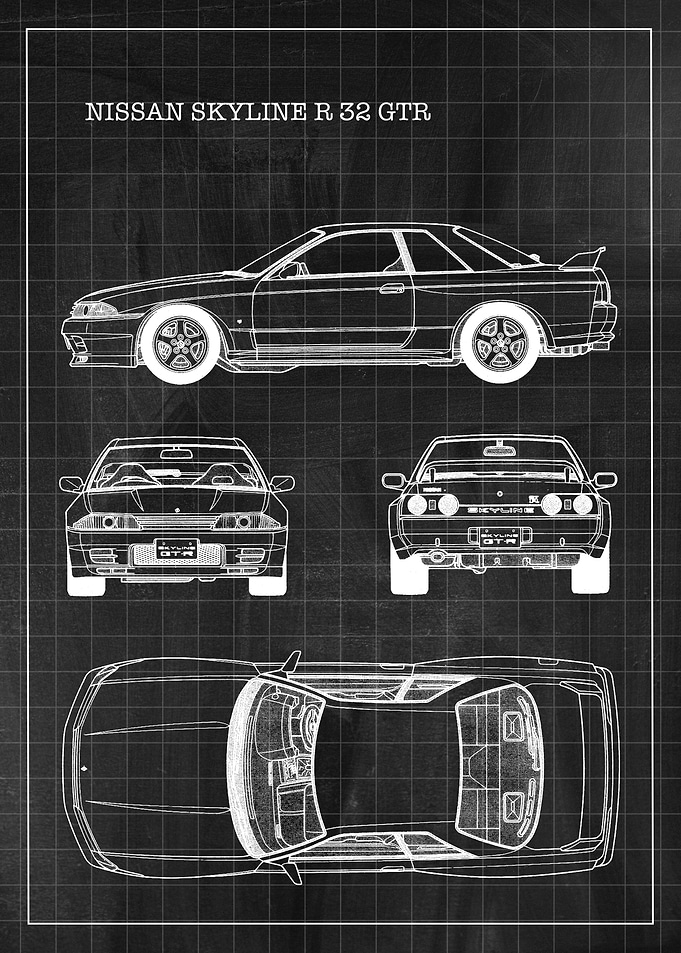 Blueprint Nissan R32