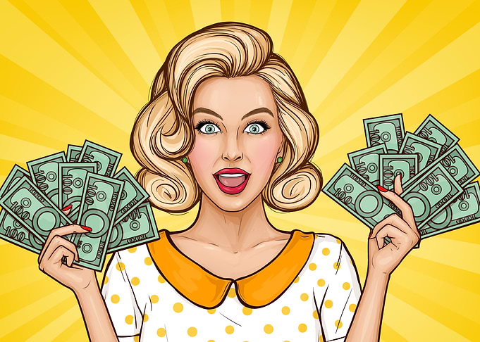 Pop art illustration