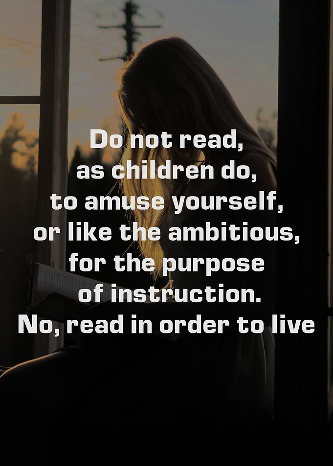 Do not read as children