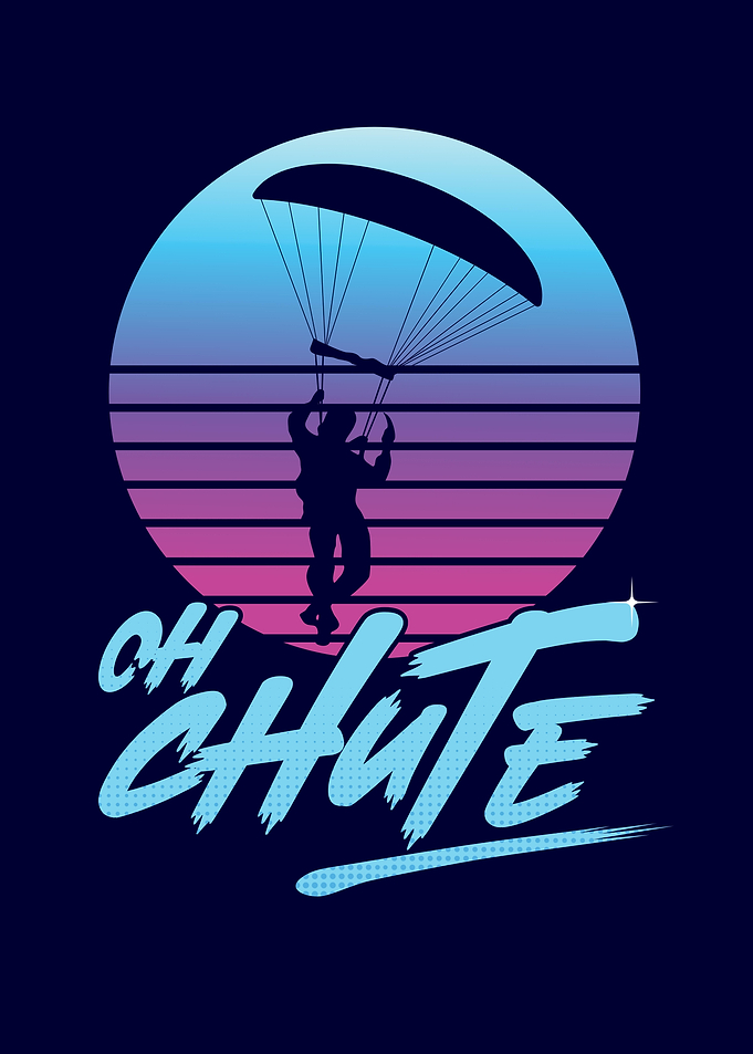 Oh Chute Skydiving 80s