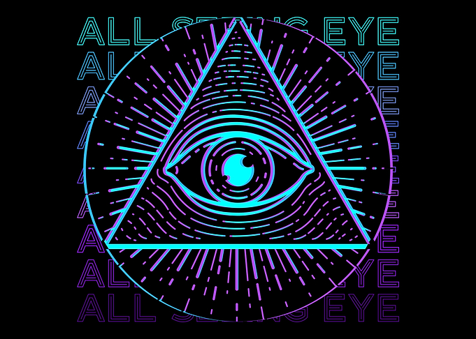 All Seeing Eye Retro