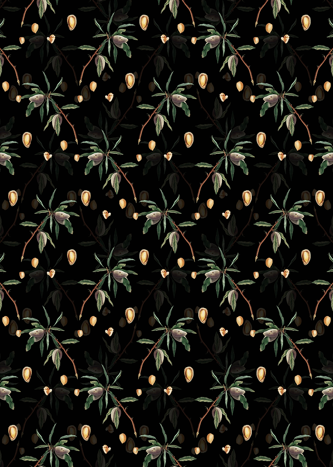 Floral Almond Pattern