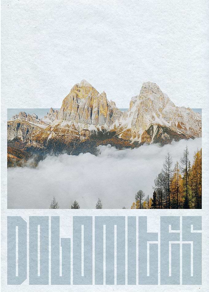 Dolomites Tofane Mountain