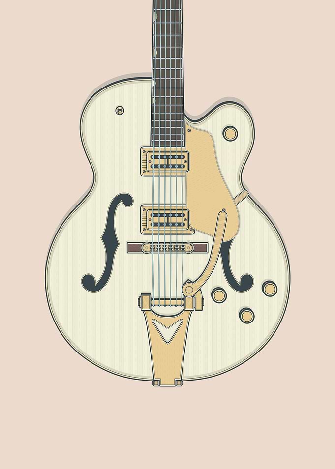 White Falkon Guitar