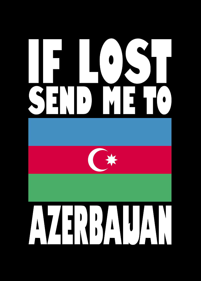 Azerbaijan Flag Saying