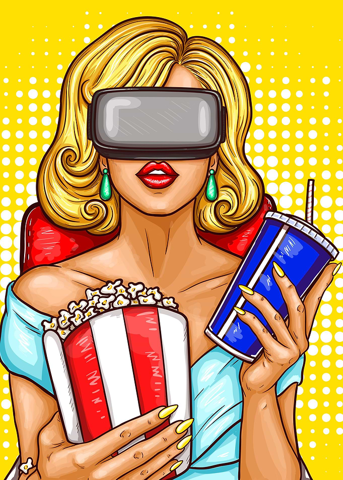 Pop art Woman