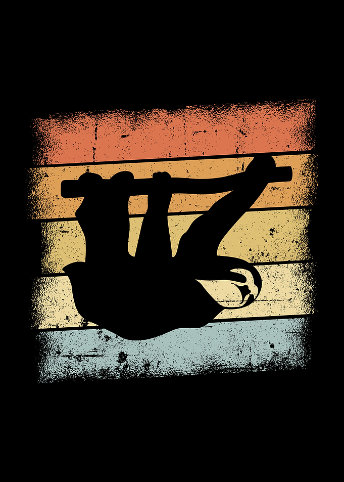 Sloth Retro Design